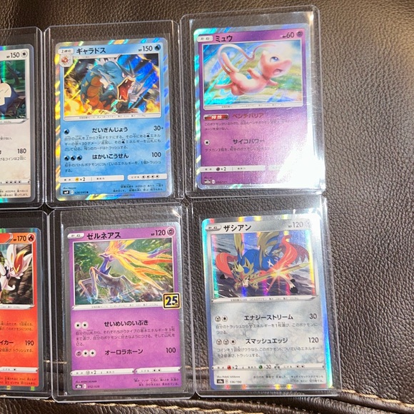 8 Unused Holo Japanese Pokemon Cards in Sleeves and Top Loaders - Picture 5 of 7